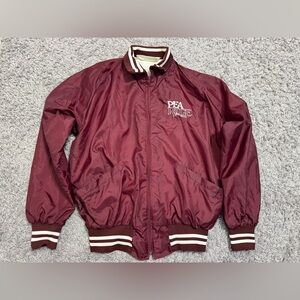 Holloway Maroon Bomber Jacket men’s size L